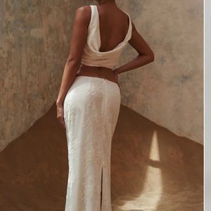 Meshki 2 piece ivory set